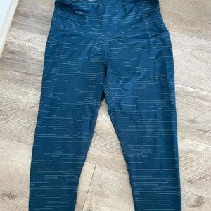 Champion Blue and White Leggings Size Medium